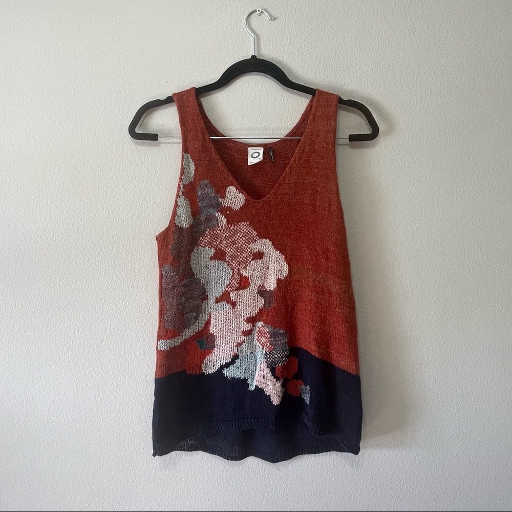 Anthropologie Akemi + Kim Linen Blend Sweater Tank Size XS